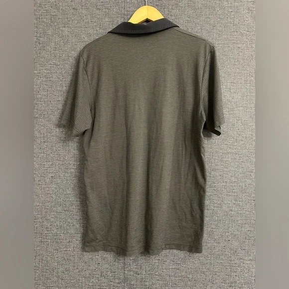 TravisMathew Navy Striped Shirt - Picture 4 of 7